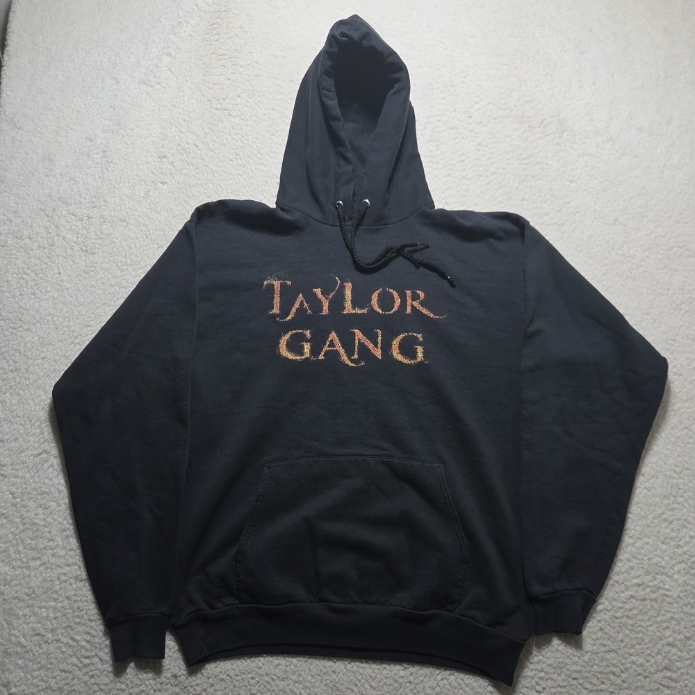 Y2k Taylor Gang Wiz Khalifa Hoodie Size Large‎ Hanes Tag Rap Hip Hop